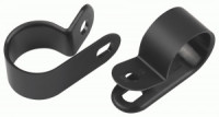 ЭРА Скоба нейлоновая крепежная под винт 12мм чёрная (уп.50шт, цена за уп) NO-225-271 66651