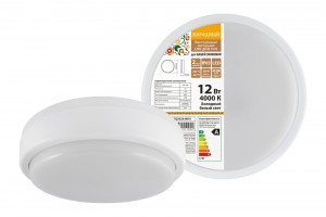 TDM св-к св/д LED ДПП 2901 12W 990lm 4000К IP65 белый круг 160*48 Народный (СПП,ЖКХ) СSQ0329-0810