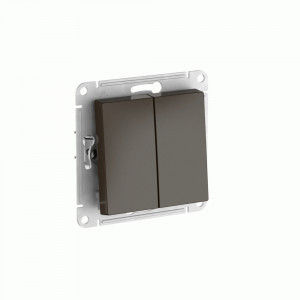 Systeme Electric ATLASDESIGN мех. выкл. (перекл. проход) СУ 2 кл.10А(автоклем)МОККО ATN000665S (10!)