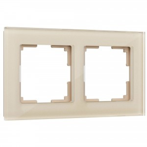 Werkel рамка СУ 2 мест. Favorit (шампань) W0021111 a050796