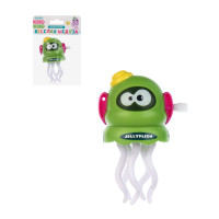 Заводная игрушка ИГРОЛЕНД "Веселая медуза", ABS, 9,5x5x5см