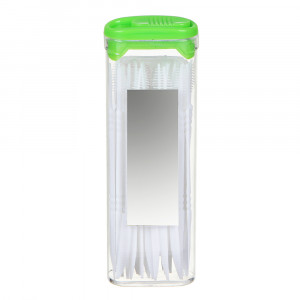 VETTA Зубочистки 30шт, пластик, пластиковая уп. с зеркалом