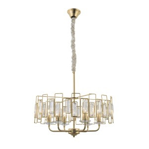 Rivoli люстра Waltraud 1028-206 6хE27 40W золото, прозрачный 560х560х950 52465