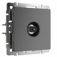 Werkel мех. роз. TV СУ 1 мест. оконечн. (графит рифленый) W1183004 a050758