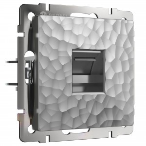 Werkel Hammer мех. роз. СУ 1 мест. Ethernet RJ-45 СЕРЕБРЯНЫЙ W1281006 a052071