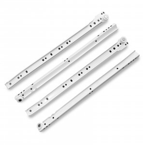 Направляющие роликовые 400/0,8 мм белый (комплект 2шт, цена за комплект) (25) StahlBuro