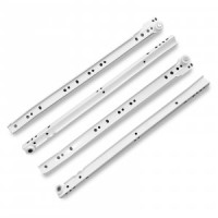 Направляющие роликовые 400/0,8 мм белый (комплект 2шт, цена за комплект) (25) StahlBuro