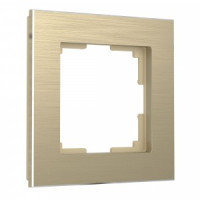 Werkel рамка CУ 1 мест. Aluminium (шампань алюминий) W0011711 a052312