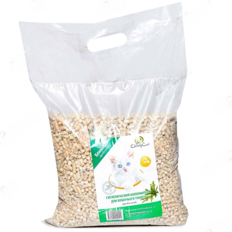Наполнитель CleanyCat древесный 15л (Лаурон Буратино)