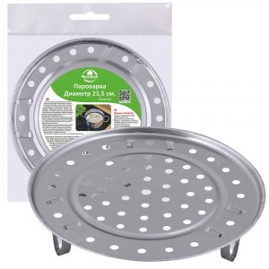 Пароварка d=21,5см, нерж сталь VL80-446 Мультидом