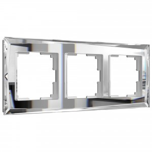 Werkel рамка СУ 3 мест. Diamant W0031220 (зеркальный) a051019