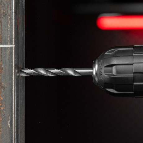 Набор сверл по металлу, 1-10 мм (через 0.5 мм) HSS 19 шт, металлическая коробка, цилиндрический хвостовик Matrix