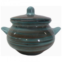 Горшок д/жаркого Русский 0,95л скандинавия (кратность 8!!!) керамика, 107231