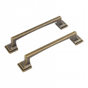 Ручка-скоба мебельная мет 128 C2525-128 AB состар. бронза 2шт (цена за пару (20,200) StahlBuro