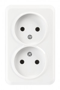 Smartbuy Юпитер роз. ОУ 2 мест. бел. 10A SBE-03w-10-S2-N-c