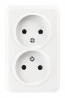 Smartbuy Юпитер роз. ОУ 2 мест. бел. 10A SBE-03w-10-S2-N-c