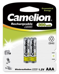 Ак-р Camelion R03 300mAh Ni-Cd BL2