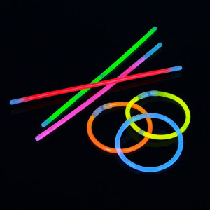 BY Набор неоновых палочек PP, PE, флюоресцентые, 20х0,5см, 6 цветов
