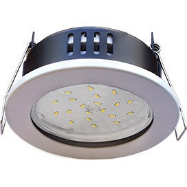 Ecola GX53-H9 св-к  IP65 Белый матовый 98x55 FQ5365ECB (10!)