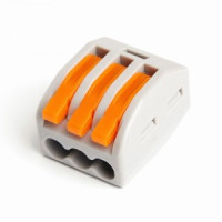 STEKKER клемма СМК с рычагом LD222-613, 3х4(6)мм2 41A (уп.30шт цена за шт) 39867