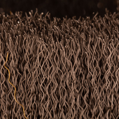 Щетка для УШМ, 100 мм, "Чашка", витая нержавеющая проволока 0.3 мм, М14 Denzel