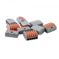 Volsten клемма с рычагом СМК 222-415 5х(0,08-4мм2) 450V 32А (уп.10шт, цена за шт V02-9W-222-415