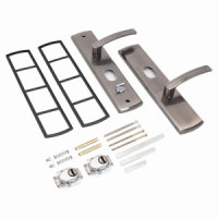 СТАНДАРТ РН-СТ222-L Комплект ручек для кит. металл. дверей левая (12) 7836