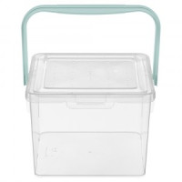 Ведро д/стирального порошка 235x210x162 мм, 5,3л прозрачный 431226301 Бытпласт