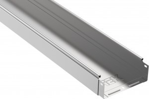 IEK Лоток неперф. 80х150х3000мм  (длина 3м, цена за 1м) CLN10-080-150-3