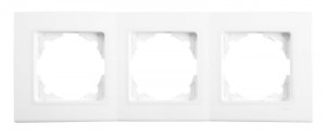 VIKO by Panasonic Linnera S рамка 3 мест. бел. (горизонт.) 91480003-RU (Турция)