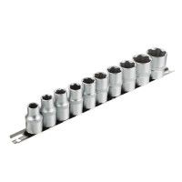ЕРМАК Набор торцевых головок "Супер лок" (10шт) 1/2" 10-11-12-13-14-15-17-19-22-24мм