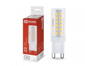 ASD/InHome лампа св/д VC JCD G9 220V  9W(860lm) 4000K 4K 62x16 (без пульсации) 6380