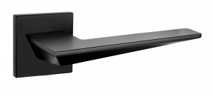 Ручка дверная компл.квадрат.основ. РЕНЦ Кроне черный INDH 320-03 slim B