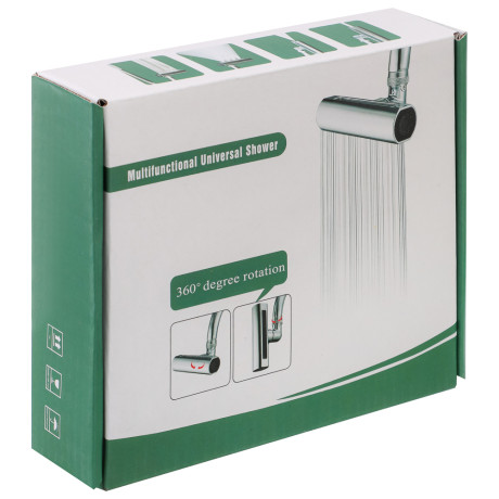 Аэратор-насадка для кухонного смесителя, 4 режима, хром