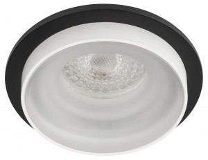 ЭРА MR16 GU5.3 DK95 BK св-к встр. d92х36(врез. d65мм) черный алюм/акрил 6752