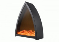 ФАЗА св-к св/д СВЕТОДИОДНЫЙ КАМИН эффект пламени (3xR14/USB) треуг. 373х291х125 FL-H37USB