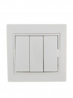 Lezard Мира выкл. СУ 3 кл. 10А бел. (корпус PC) 701-0202-109