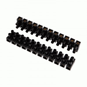 REXANT зажим винтовой ЗВИ-80 (KВ-35) 12пар, 10-35мм2, 80A, полипропилен, черный (10шт, цена за шт)