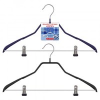 Вешалка-плечики с 2-мя прищепками, размер 44-46, металл, полимерное покрытие SH26-31 Мультидом