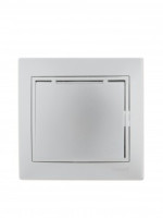 Lezard Мира роз. СУ 1 мест. 16А металлик серый (земля, керамика, крышка, корпус PC) 701-1010-123