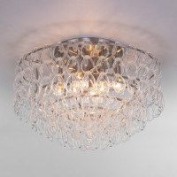 Bogate&#039;s Люстра 8x40W E14 600х600х400 металл прозрачный/никель Cappio 380/8 a068800