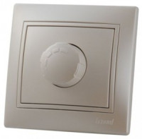 Lezard Мира диммер с фильтром СУ 1 кл. 16А (500Вт) перламутр (корпус PC) 701-3030-116