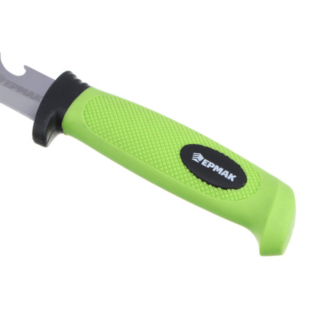 Нож универсальный для туризма и рыбалки с ножнами, тм ЕРМАК, 23,5см, 2CR13, пластик