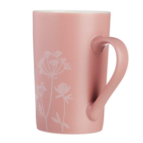 MILLIMI Кружево Кружка 380мл, фарфор, 4 дизайна