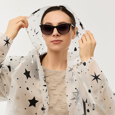 Дождевик "Звезды" тм INBLOOM, 105х62см, 110мкм, EVA