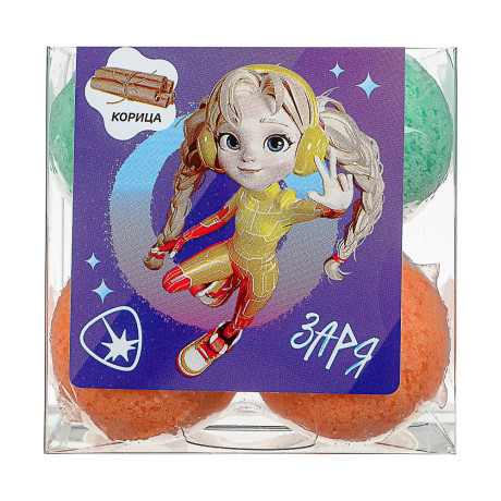 BY Русские Супергерои Шипучая соль для ванны, 160г