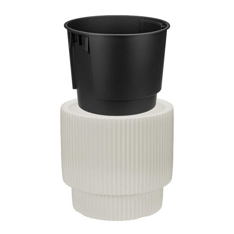 Кашпо СТРИП 40 л со вставкой Крем М3414 х1
