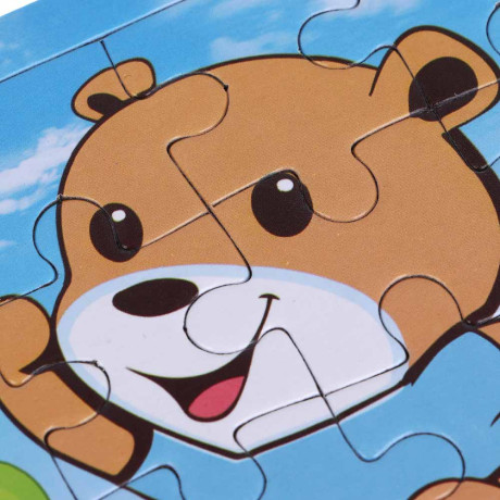 ХОББИХИТ Набор для творчества "Пазл-раскраска" 6 штук, 16,5х2,3х20см, картон, 2 дизайна