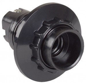 IEK патрон E14 карболит люстровый с кольцом, черный (инд.уп.) Пкб14-04-К11 EPK21-04-02-K01