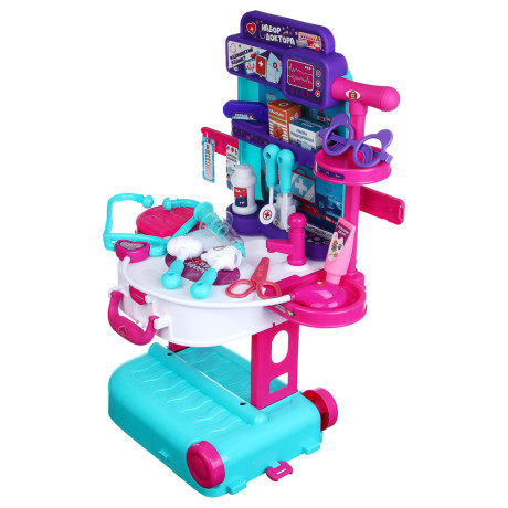 ИГРОЛЕНД Игровой набор доктора в чемодане, PP, картон, 24х13х31 см